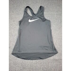 Nike Pro Tank Top Womens Medium Black Cool Training Lightweight‎ Racer Back Yoga